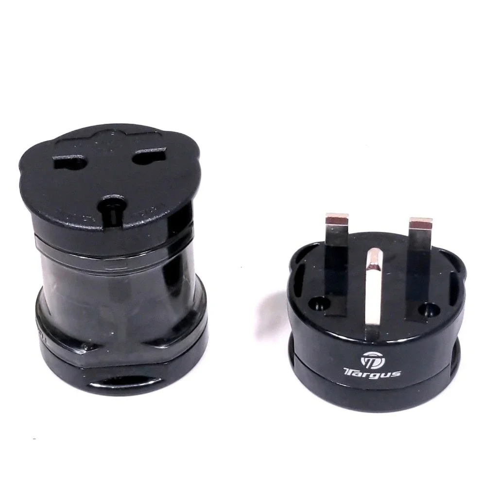 Targus World Power Travel Adapter APK01 Universal 100-250V 2.5A Black Compact